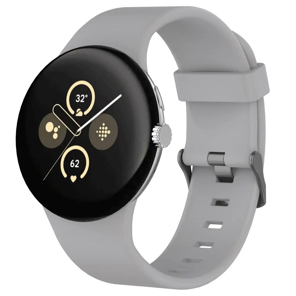 Silikonarmband Google Pixel Watch 5 45mm Grå