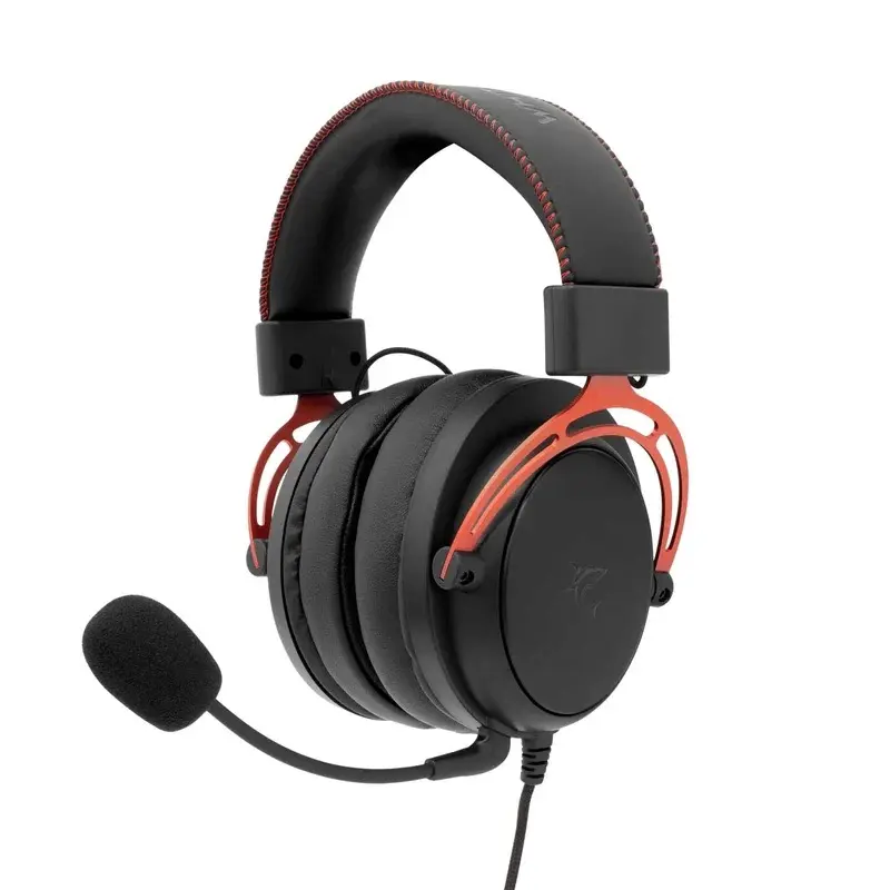 Over-Ear Gaming Headset Gorilla, Svart/röd