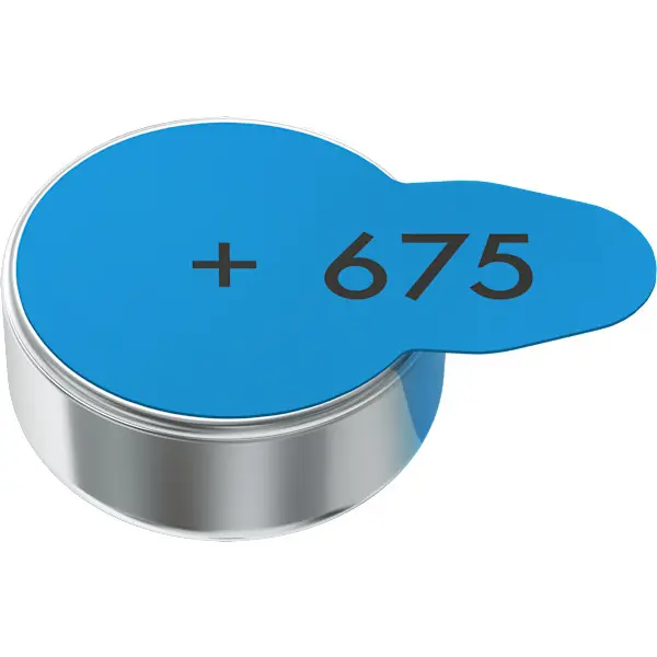 Hörapparatsbatteri 675 PR44 (6-pack)