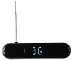 Digital trådløs grilltermometer med LCD-display, Sort