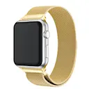 Armbånd Milanese Loop Apple Watch Series 1-3 38mm Guld