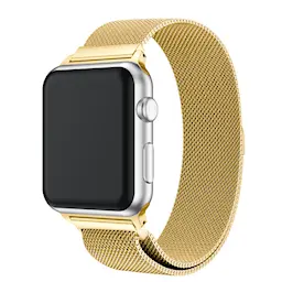 Armbånd Milanese Loop Apple Watch Series 7 41mm Guld