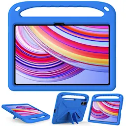 Xiaomi Redmi Pad Pro Stødsikkert cover/etui med håndtag - Perfekt til børn, Blå