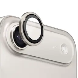 iPhone Air Linsebeskytter i hærdet glas med aluminiumsramme Grå