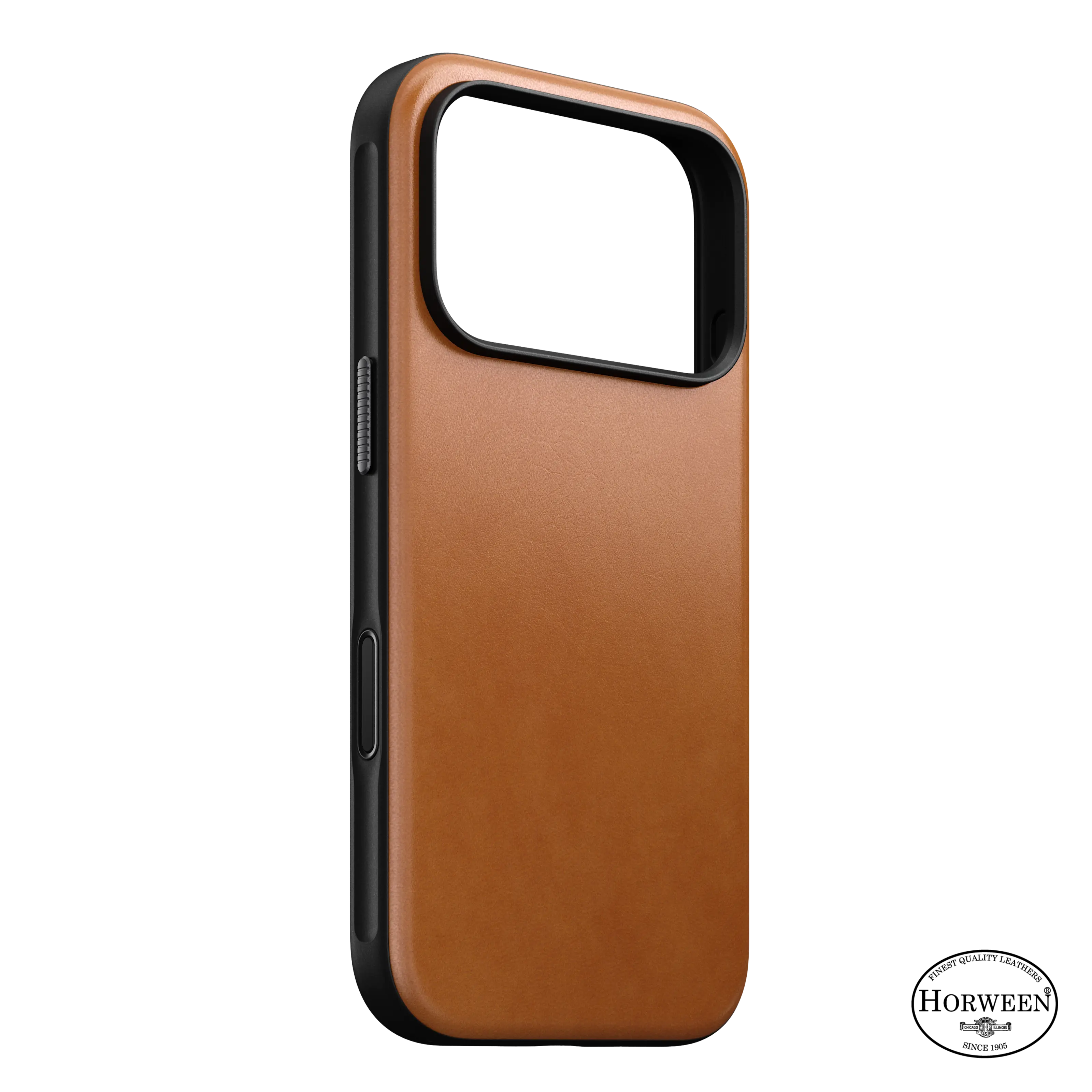 iPhone 18 Pro Modern Case Horween Leather MagSafe Saddle