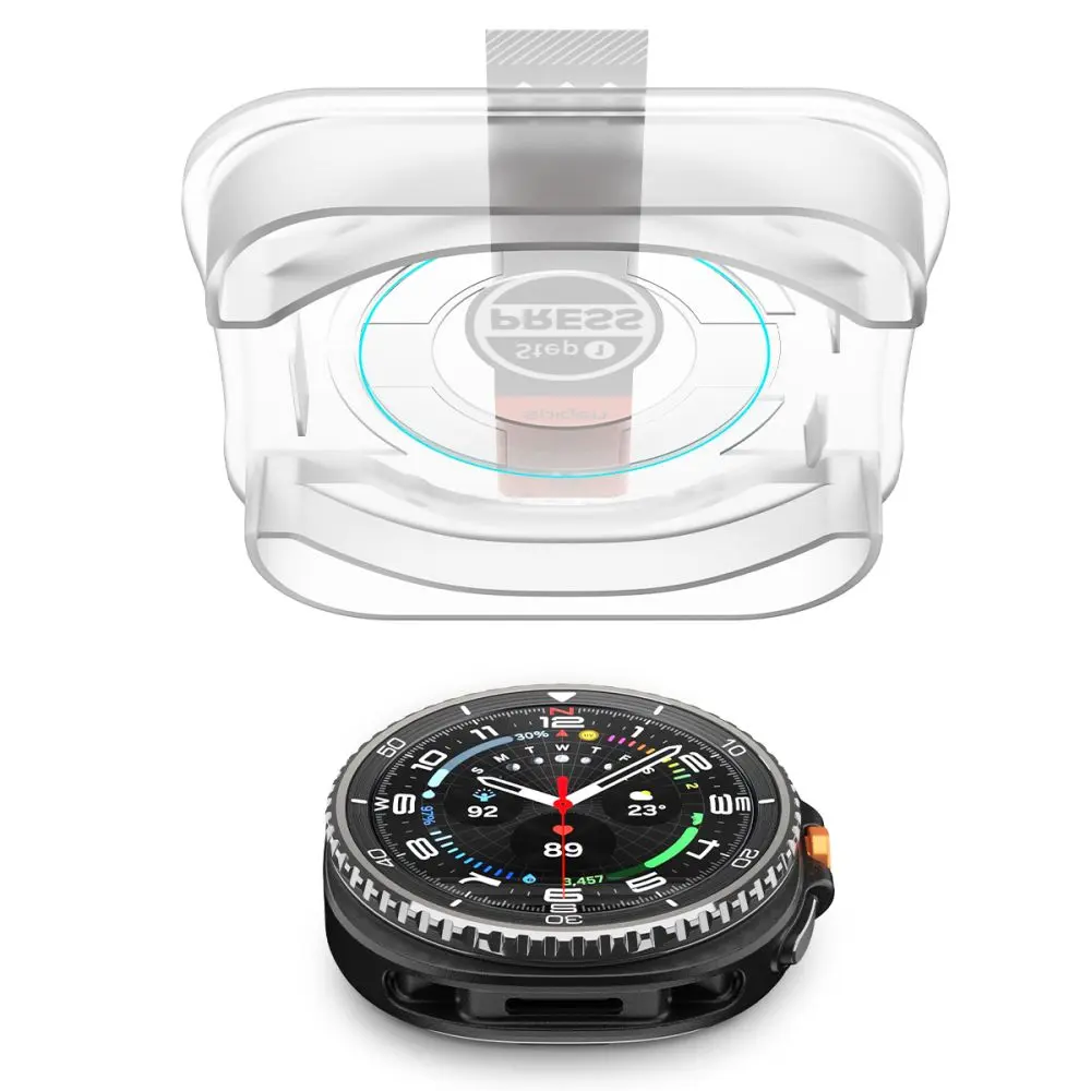Samsung Galaxy Watch 8 Classic Screen Protector EZ Fit GLAS.tR (2-pack)