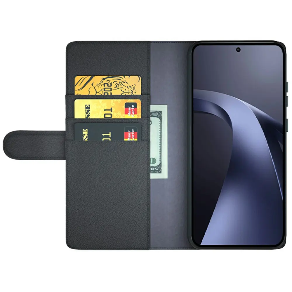 Äkta Läderfodral Xiaomi 17T Pro Svart