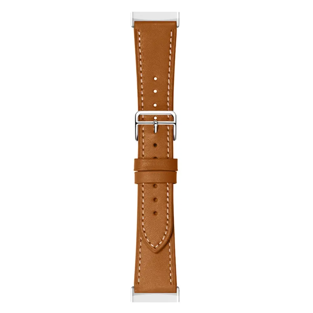 Läderarmband Fitbit Versa 4 Brun