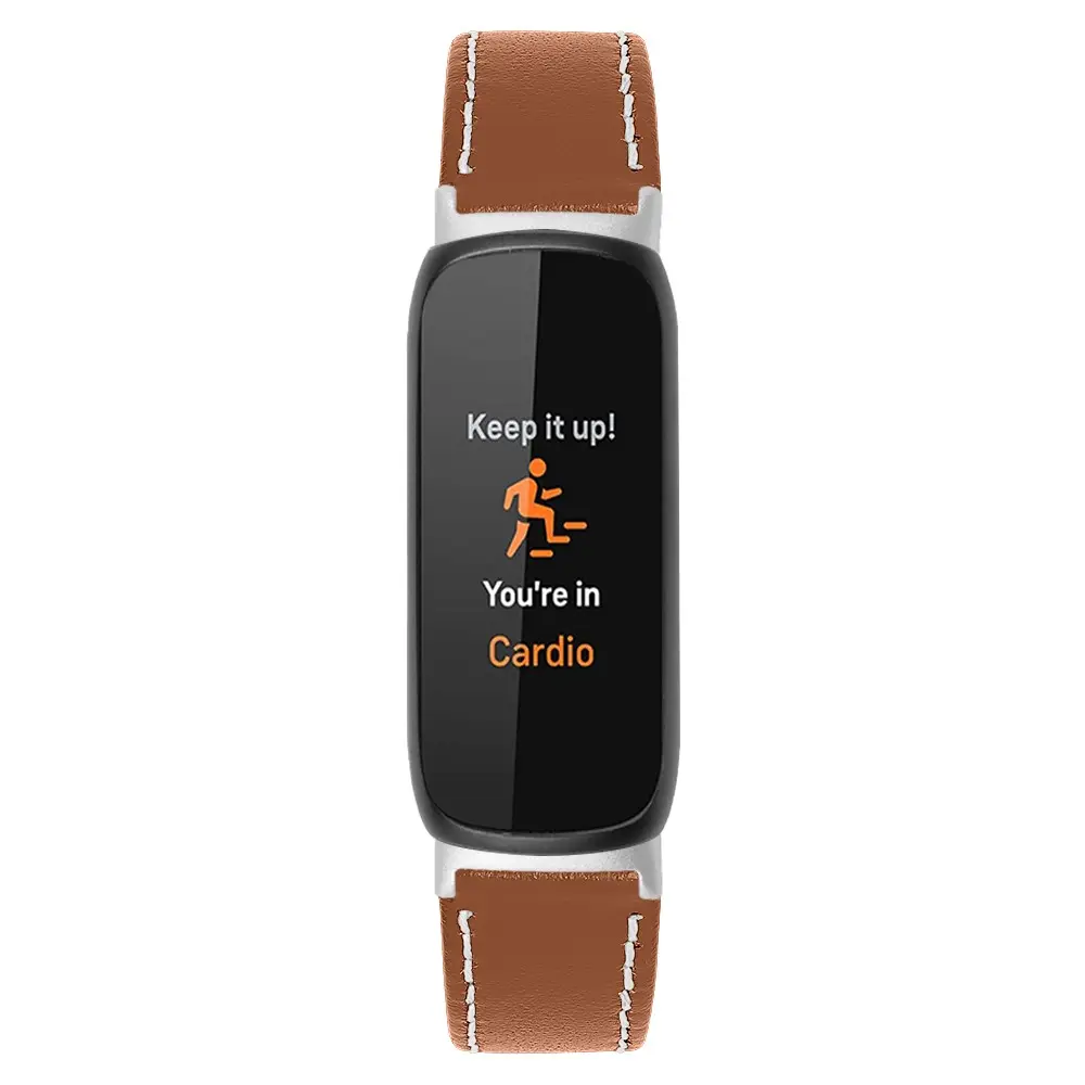Läderarmband Fitbit Inspire 3 Brun