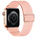 Apple Watch Series 1-3 38mm Elastisk armbånd, Ferskenrosa