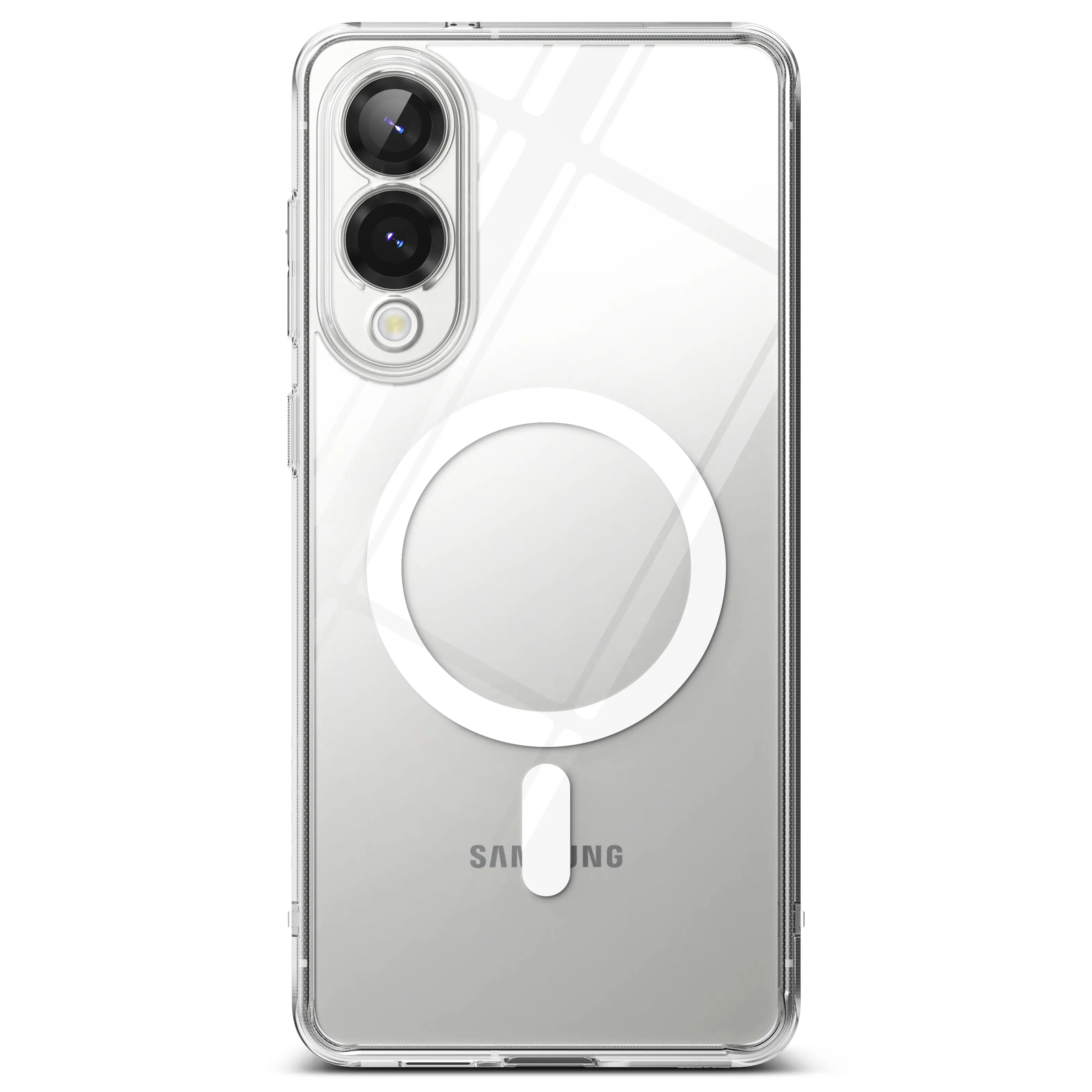 Fusion Magnetic Case Samsung Galaxy S25 Edge Genomskinlig