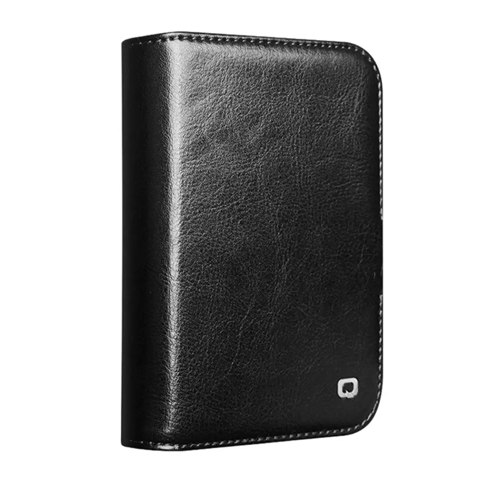 iPhone Ultra Leather Wallet Case Black