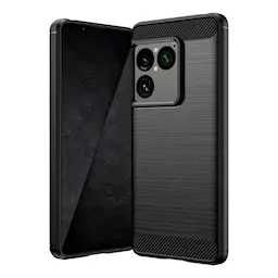 Sony Xperia 1 VIII Kuori TPU Brushed Musta