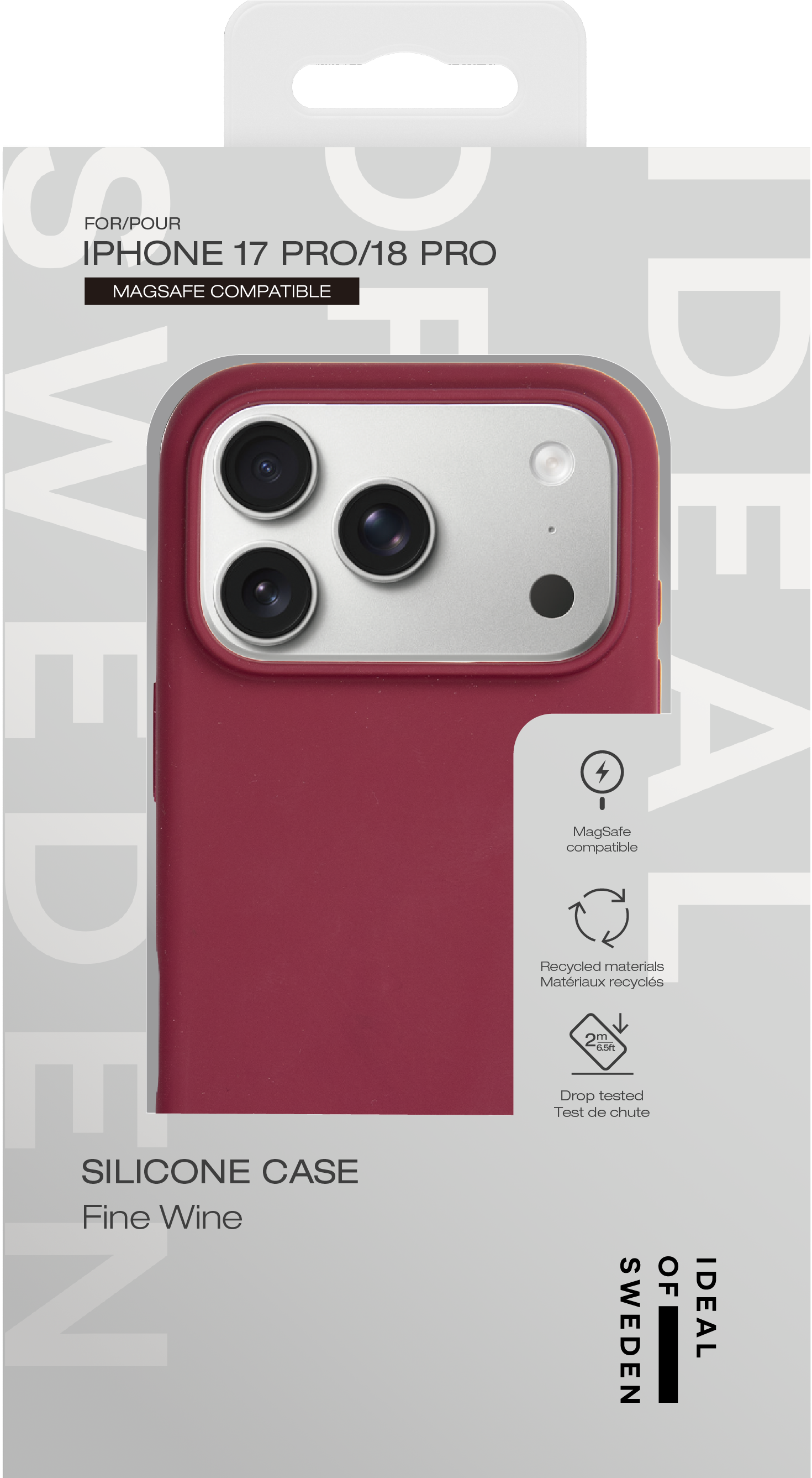 MagSafe Silicone Case iPhone 17 Pro Fine Wine