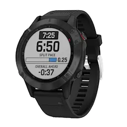 Rem af silikone til Garmin Forerunner 945 Sort