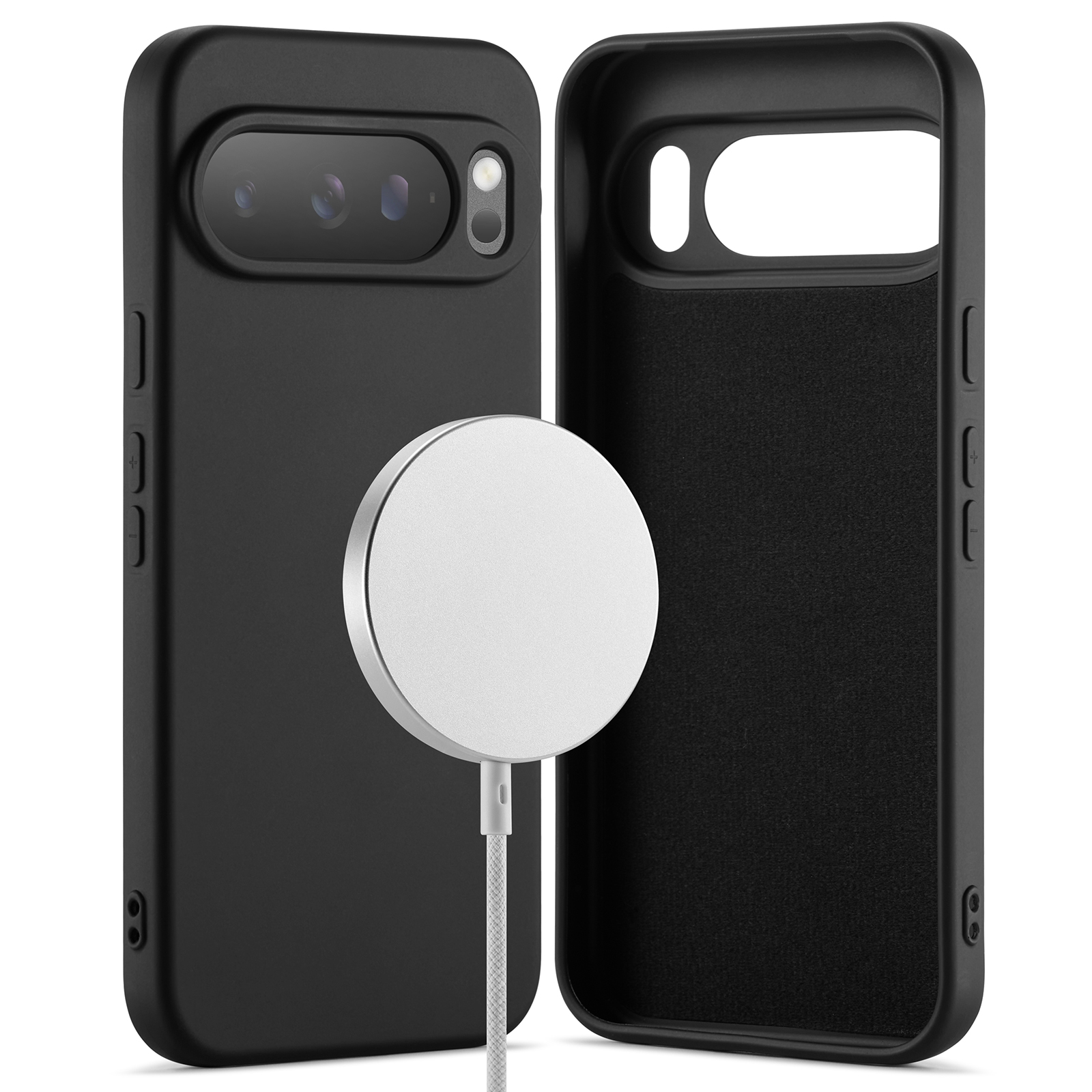 Mobique TPU Deksel MagSafe Google Pixel 10 Pro Svart