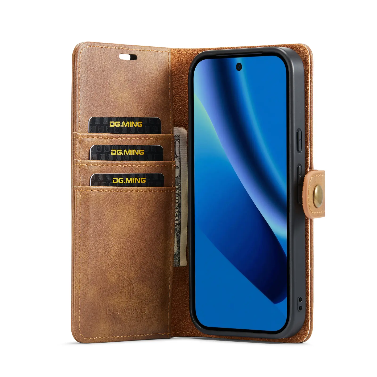 Magnet Wallet Google Pixel 10a Cognac