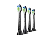 Sonicare W2 Optimal White 4-pack harjaspäät HX6064/88, Musta