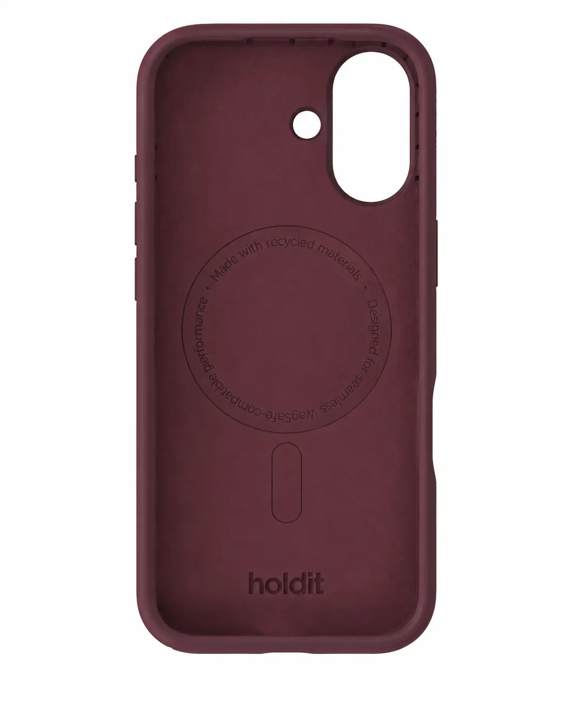 MagSafe Silikonskal iPhone 17 Bordeaux