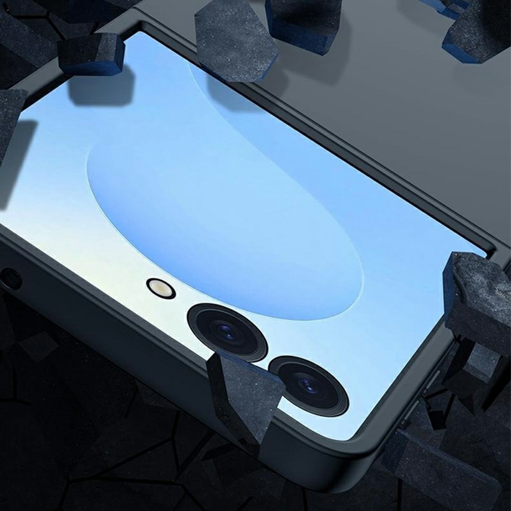 Hårdskal Gummerat Samsung Galaxy Z Flip 8 Svart