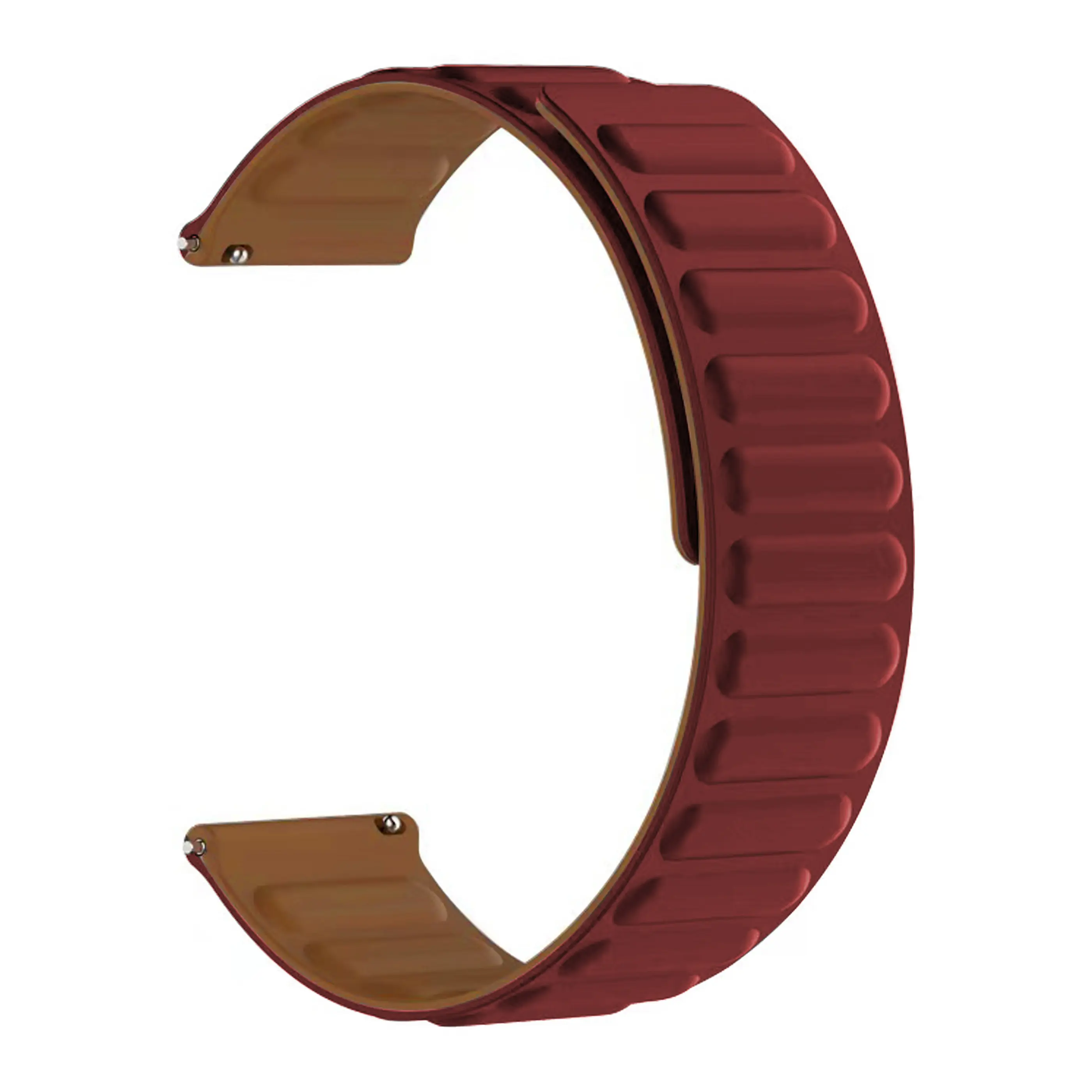 Magnetiskt silikonarmband Samsung Galaxy Watch FE vinröd