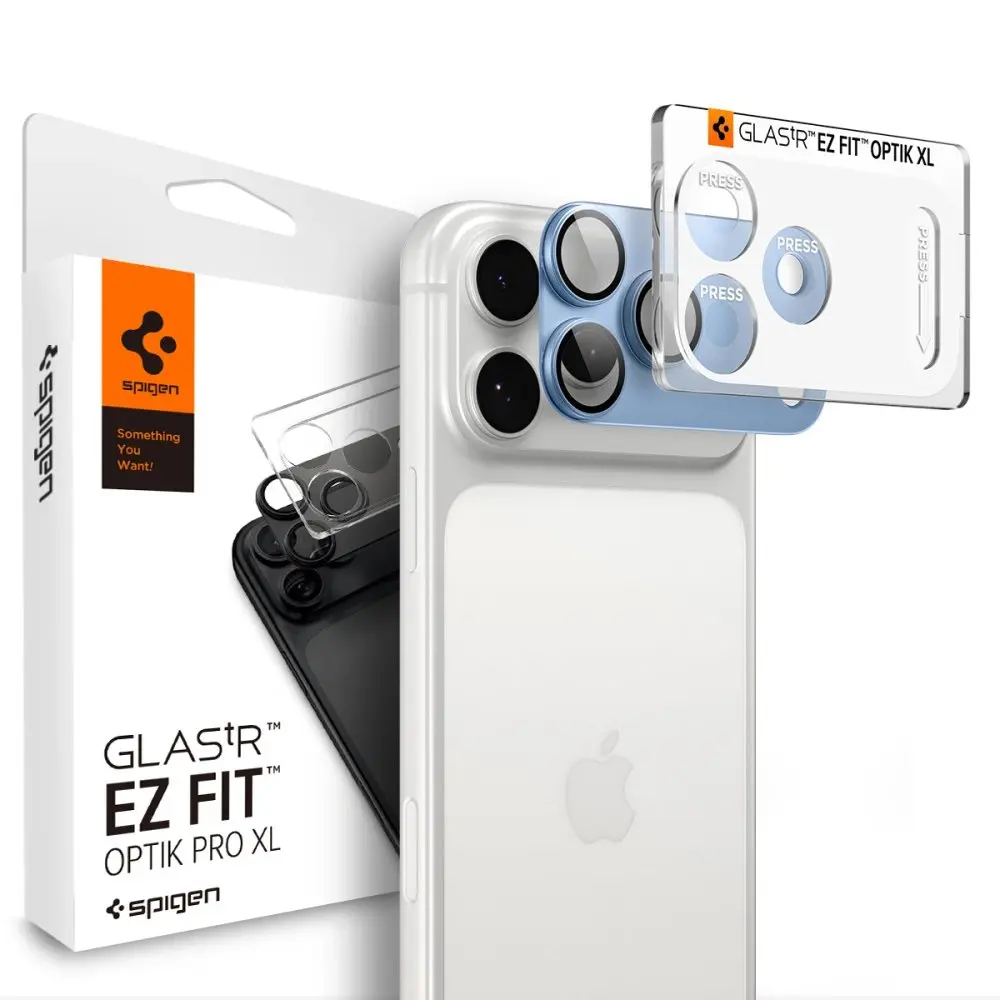 iPhone 18 Pro Max Glas.tR EZ Fit Optik Pro XL Light Blue