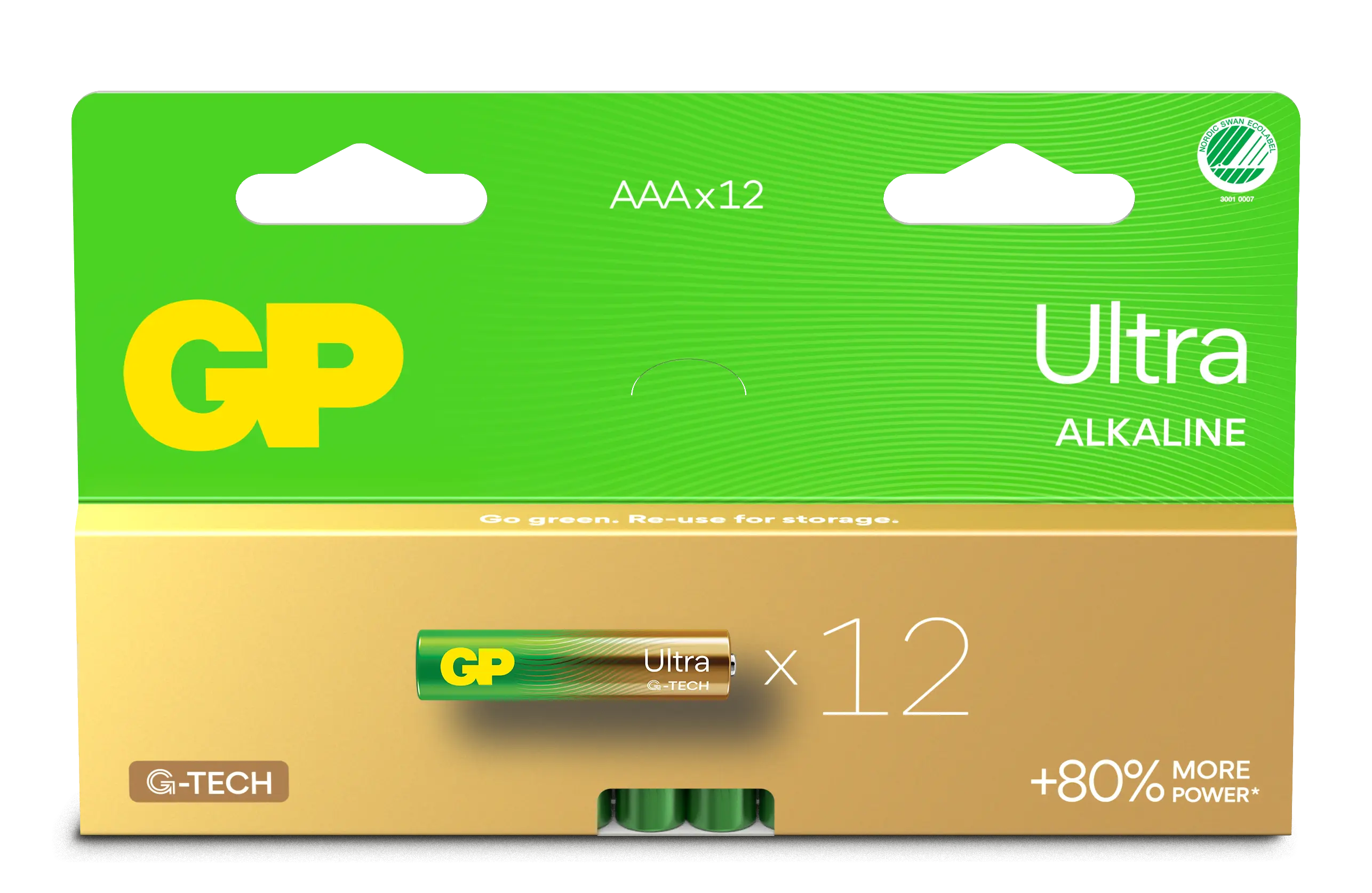 Ultra Alkaline AAA batteri 24AU/LR03 (12-pak)