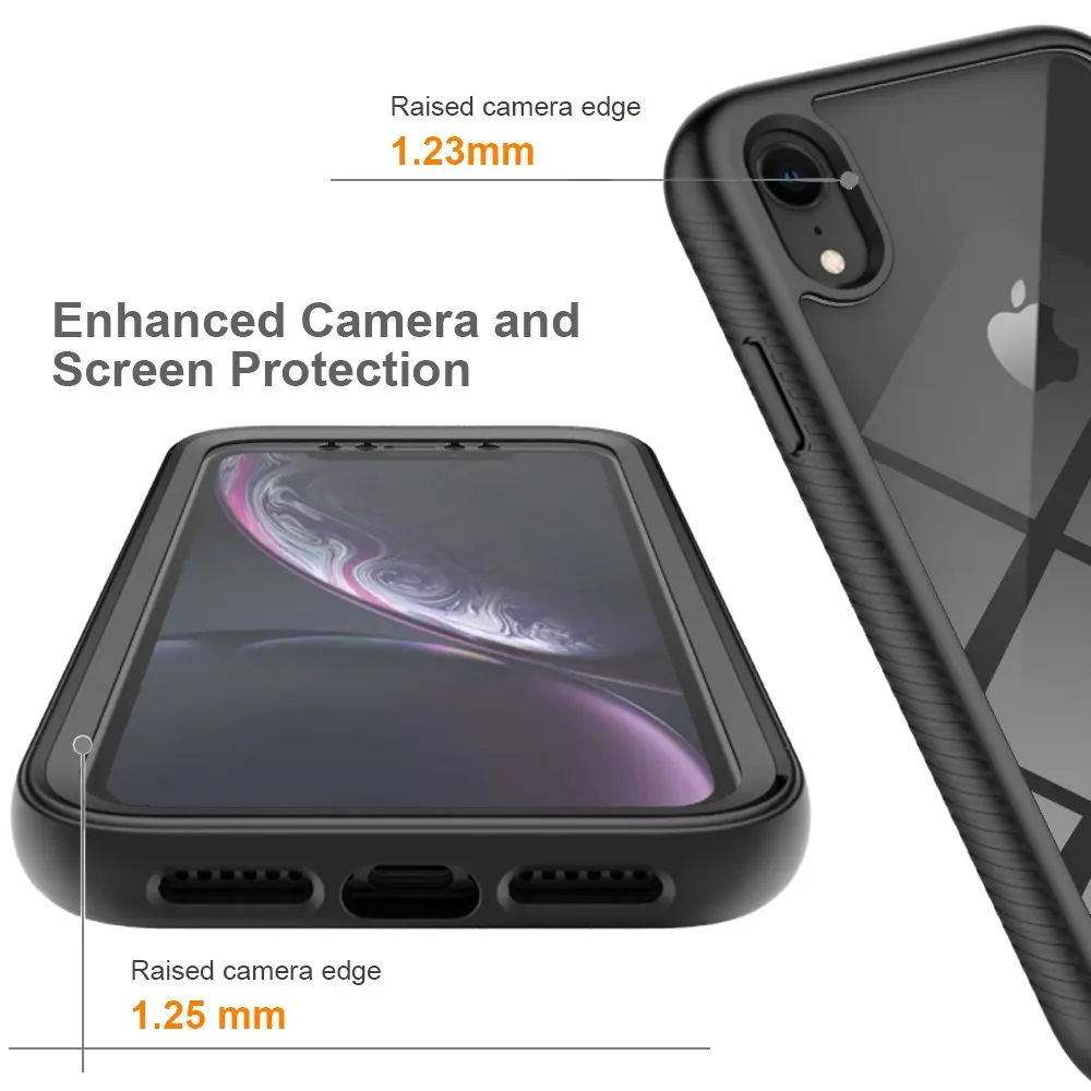 Full Protection Case iPhone Xr Svart