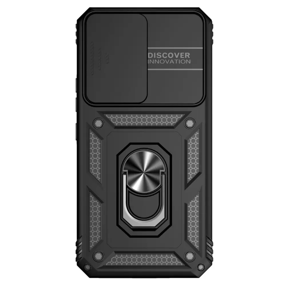 Hybridskal Ring + Kameraskydd Samsung Galaxy A54 Svart