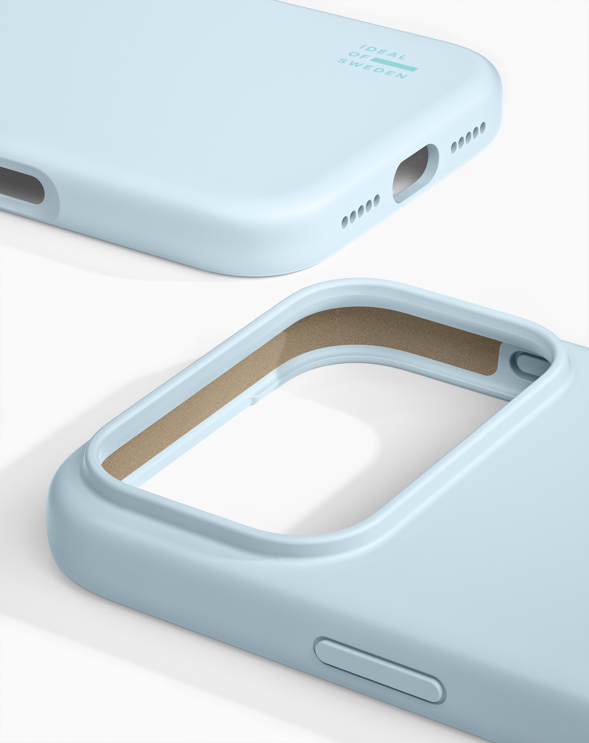 MagSafe Silicone Case iPhone 17 Pro Light Blue