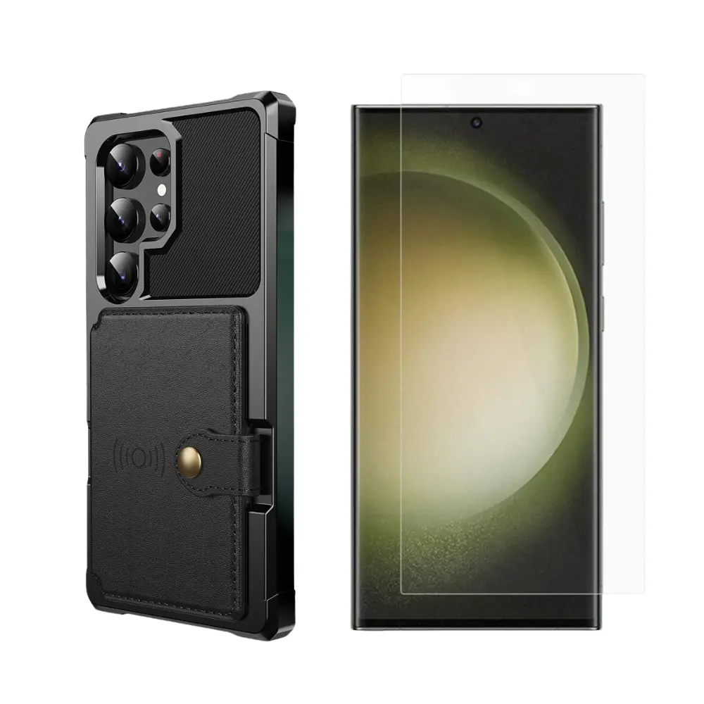 Samsung Galaxy S24 Ultra Kit med Tough Multi-slot Skal och Skärmskydd
