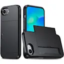 Cover Kortholder iPhone 16e Sort