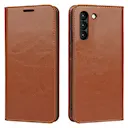 Mobiltaske Ægte Læder Samsung Galaxy S21 FE Brun