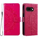 Læderetui Mandala Google Pixel 9a Cerise