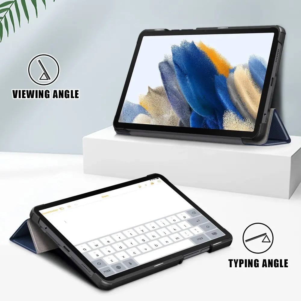 Fodral Tri-fold Samsung Galaxy Tab A9 Blå