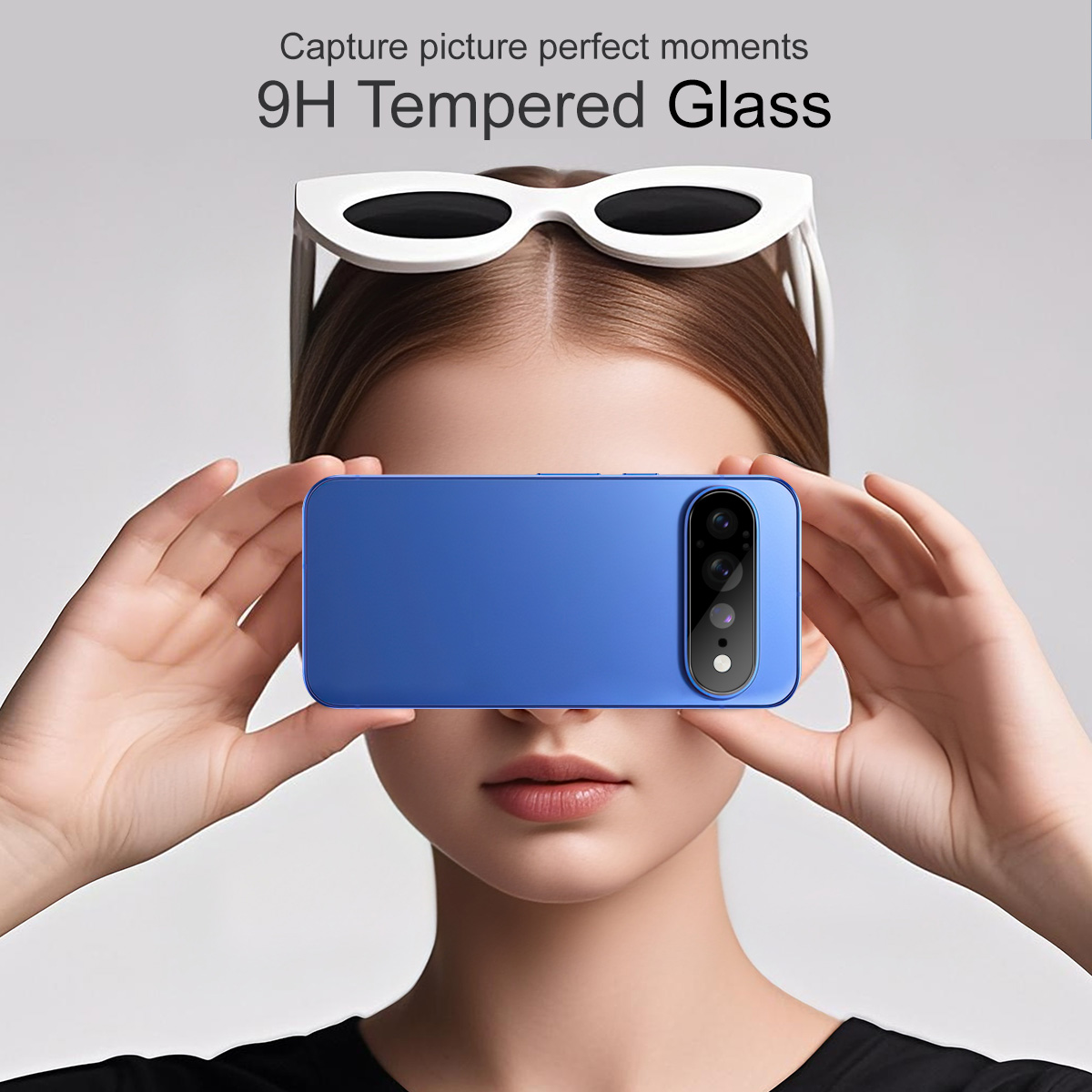 Härdat Glas 0.2mm Linsskydd Google Pixel 11 Pro XL Svart