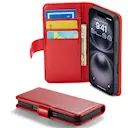 Ægte Læderetui iPhone 16 Rød