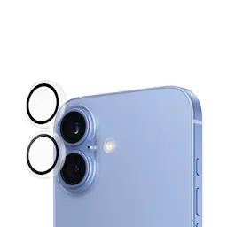 iPhone 16 Hoops linssinsuoja, Kirkas