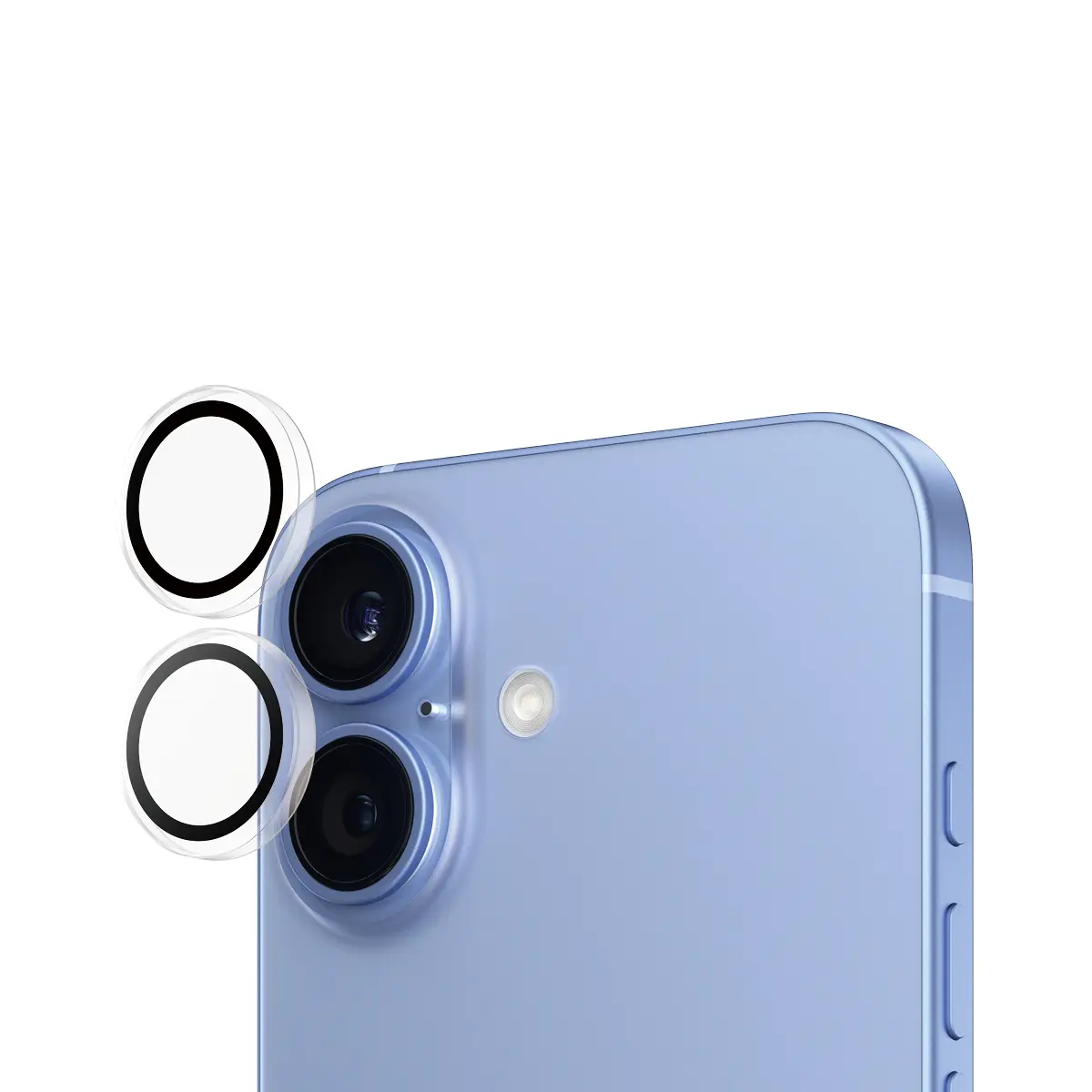 iPhone 16 Plus Hoops Camera Lens Protector Gennemsigtig