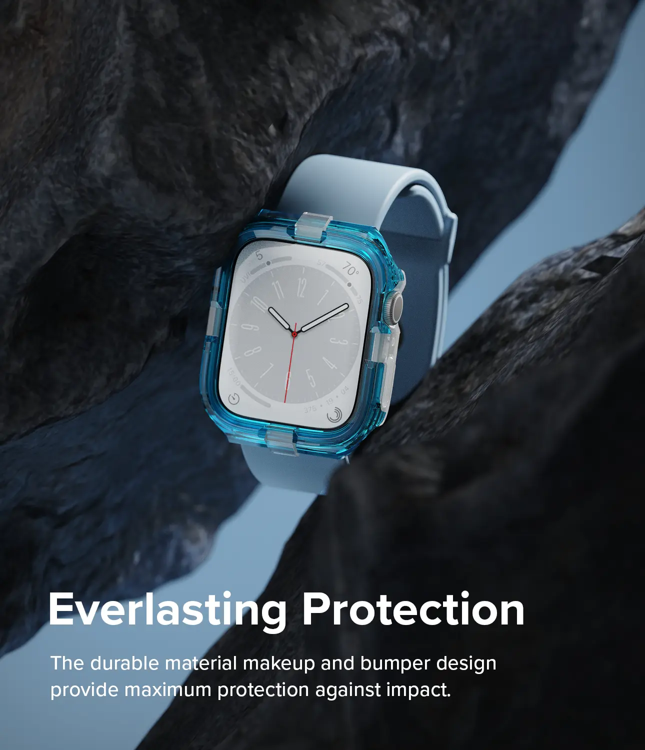 Fusion Bumper Apple Watch 44mm Neon Blue