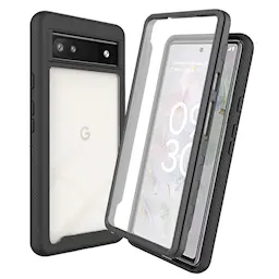 Google Pixel 6a Mobilskal Full Protection, Svart