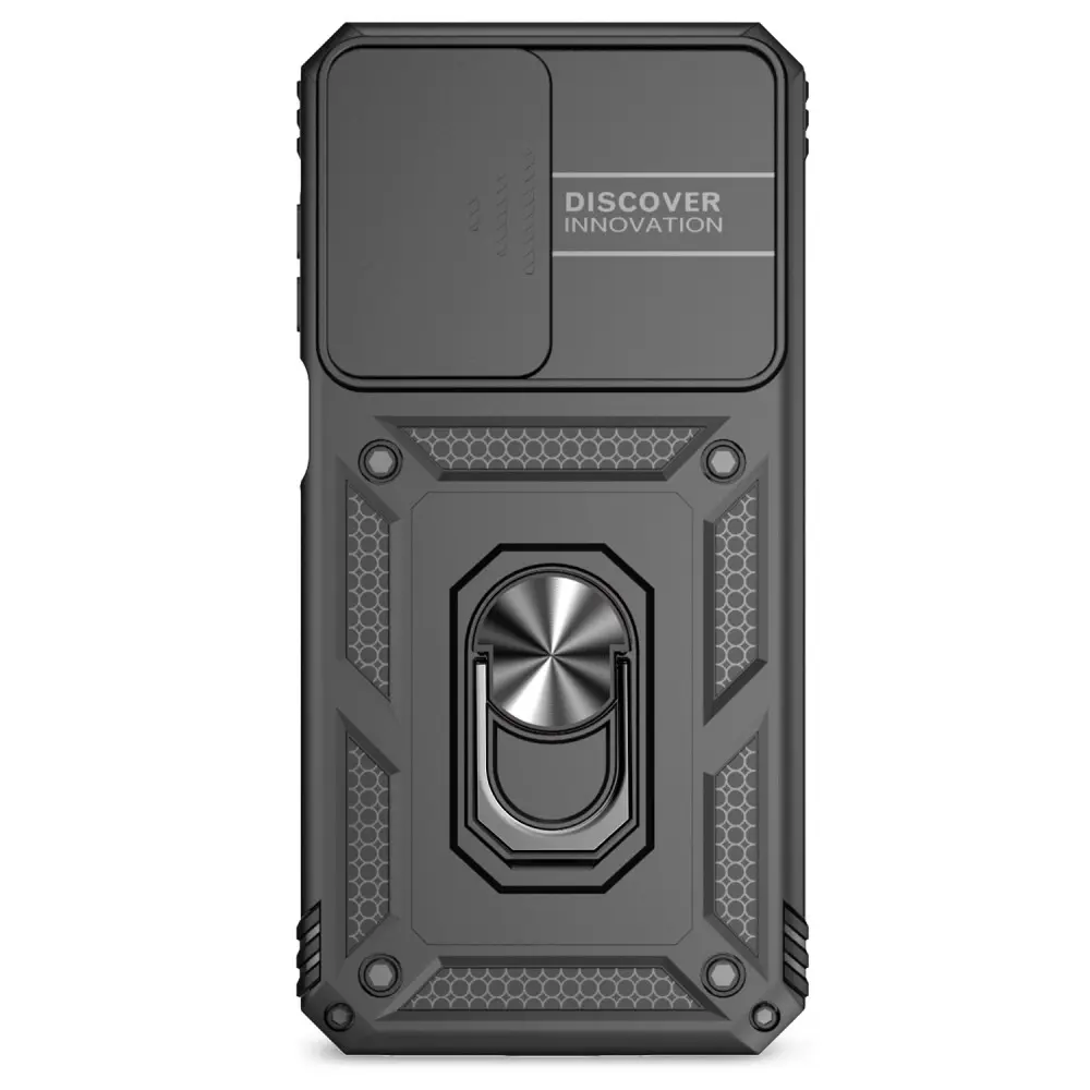 Hybridskal Ring + Kameraskydd Samsung Galaxy A16 Svart