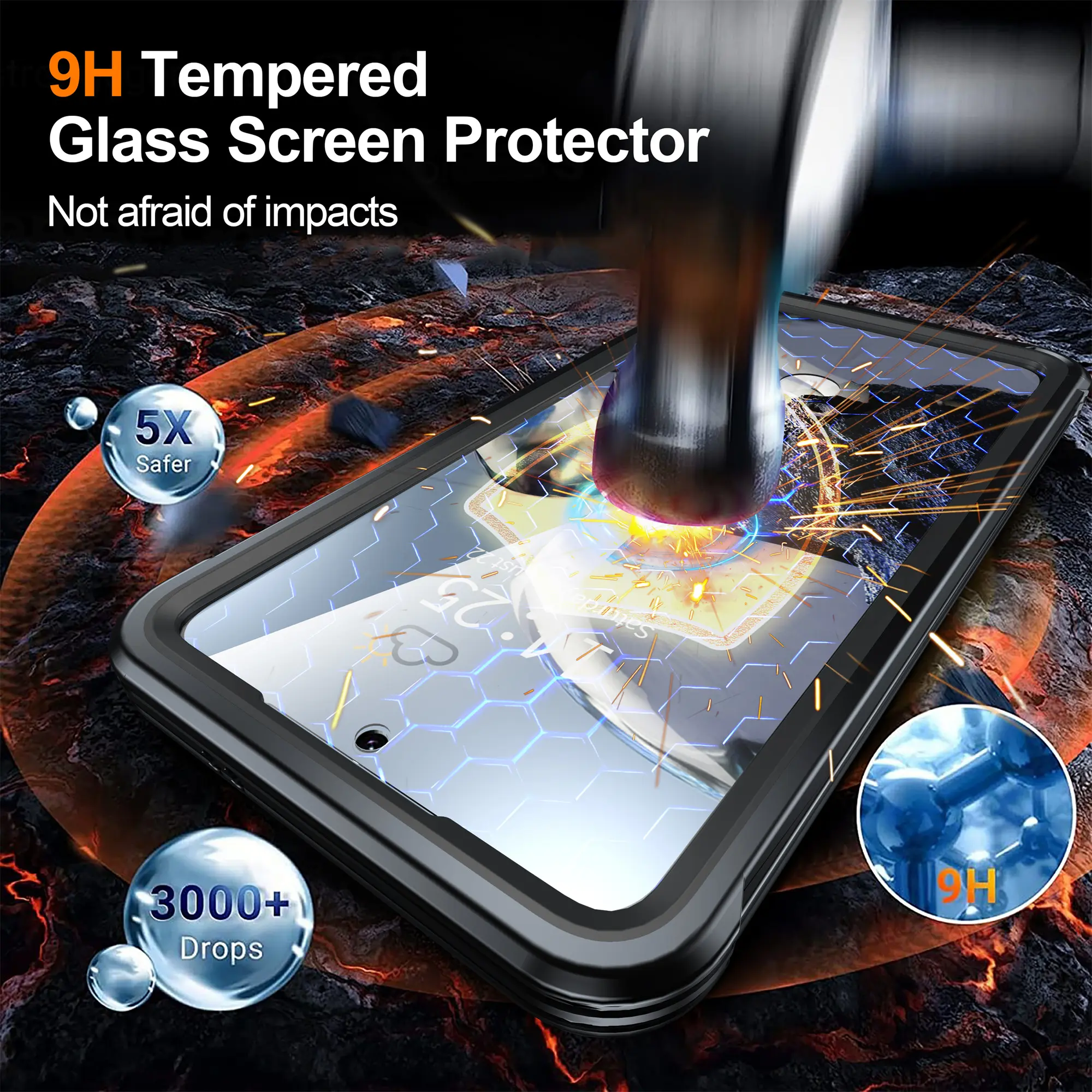 Premium Full Protection Case Samsung Galaxy S26 FE Svart