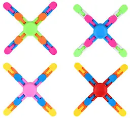 Fidget Tracks Spinner med bøylige armer