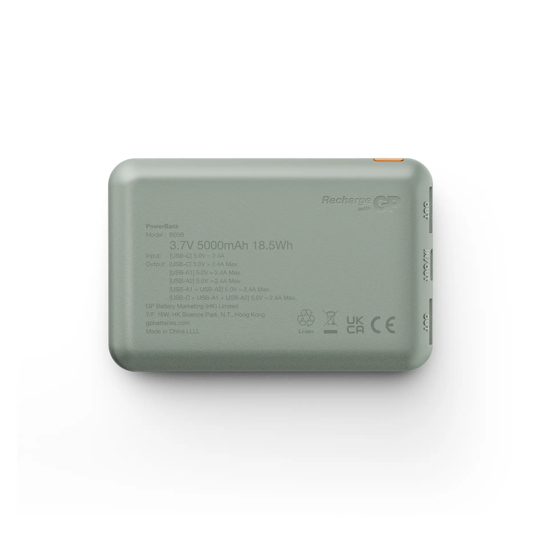 Powerbank Plus 5000mAh Grå