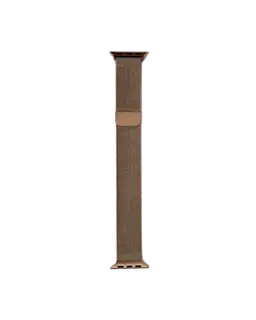 Milanese Mesh Watch Band Apple Watch Series 8 45mm Mocha Mousse