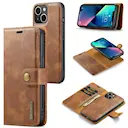 Magnet Wallet iPhone 15 Cognac