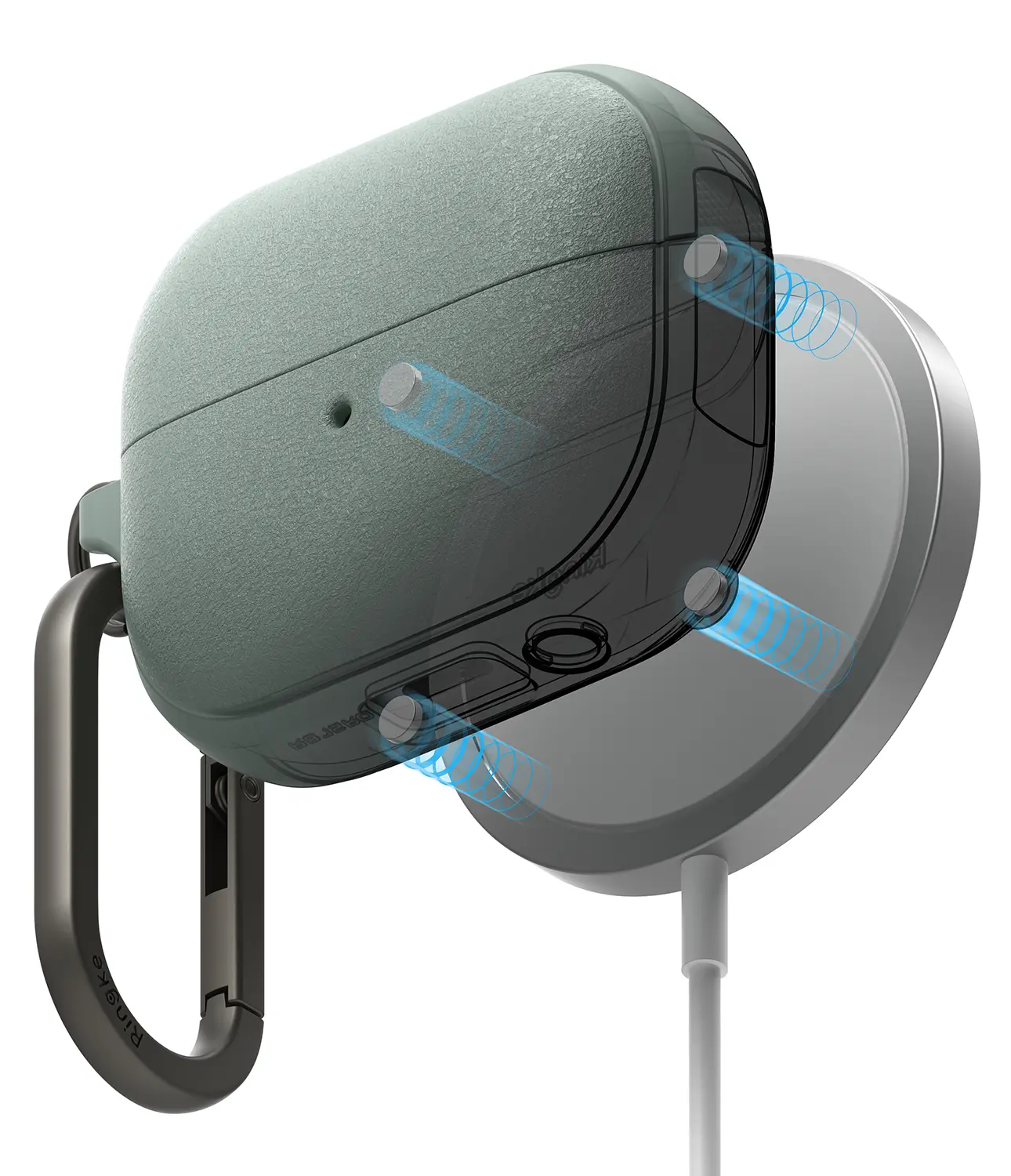 Onyx Magnetic Case Samsung Galaxy Buds 3 Sage Green
