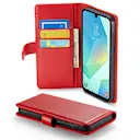 Ægte Læderetui Samsung Galaxy A16 Rød