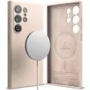 Silicone Magnetic Case Samsung Galaxy S24 Ultra Pink Sand